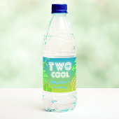Zwei Coole 2. Geburtstag Wasserflaschenetikett