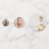 Zwei Coole Boys Chalkboard 2. Geburtstag Konfetti (Rückseiten)