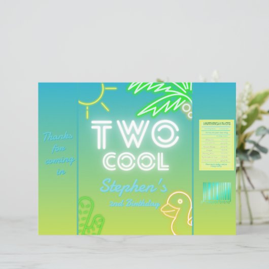 Zwei Coole Chip Bag Wrapper (Stehend Vorderseite)