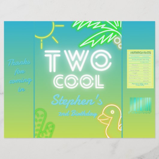 Zwei Coole Chip Bag Wrapper (Vorderseite)