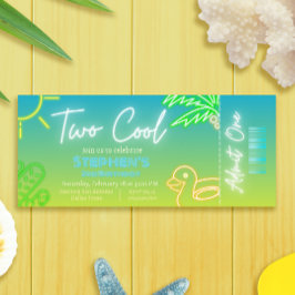 Zwei Coole Einladung zum 2. Geburtstag