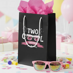 Zwei Coole Girls Chalkboard 2. Geburtstag Kleine Geschenktüte
