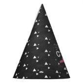 Zwei Coole Girls Chalkboard 2. Geburtstag Partyhütchen (Links)