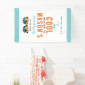 Zwei Coole Junge 2. Geburtstag Party Banner (Insitu)