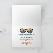 Zwei Coole Junge 2. Geburtstag Party Dankeskarte (Innenseite)