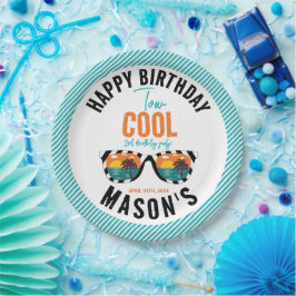 Zwei Coole Junge 2. Geburtstag Party Pappteller