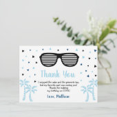 Zwei Coole junge Sommer Geburtstag Danke (Stehend Vorderseite)