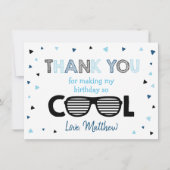 Zwei Coole junge Sommer Geburtstag Danke (Vorderseite)