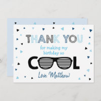 Zwei Coole junge Sommer Geburtstag Danke