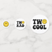 Zwei Coole Junge zweite Geburtstagsparty Konfetti (Vorderseiten)