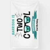 Zwei Coole Jungen 2. Geburtstag Banner (Vertikal)