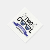 Zwei Coole Jungen 2. Geburtstag Serviette (Ecke)