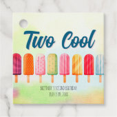 Zwei Coole Niedliche Populationen zum zweiten Gebu Geschenkanhänger (Vorderseite)