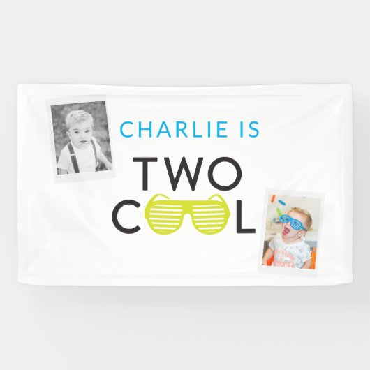 Zwei Coole Party-Banner-Hintergrund Banner (Horizontal)