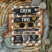 Zwei Coole Retro-Scheckglas-Sonnenbrille am 2. Geb Einladung