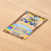 Zwei Coole Sommerwochen 2. Geburtstag Acryleinladungen (Ablage )