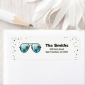 Zwei Coole Sonnenbrille Palm Rücksendeadresse Etik (Insitu)