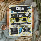 Zwei Coole Sonnenbrillen 2. Geburtstag Party Einladung