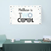 Zwei Coole Sonnenbrillen Junge Geburtstag Banner (Messeveranstaltung)