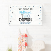 Zwei Coole Sonnenbrillen Junge Geburtstag Banner (Insitu)