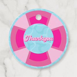 Zwei coole tropische Schwimmbäder Sommer Geburtsta Geschenkanhänger