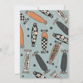 ZWEI Coole Typ erste Einladung zum Geburtstag | SK (Rückseite)