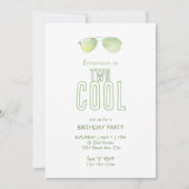 Zwei Coole zweite Einladung zum Geburtstag (Vorderseite)