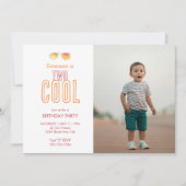 Zwei Coole zweite Einladung zum Geburtstag (Vorderseite)