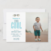 Zwei Coole zweite Einladung zum Geburtstag (Vorderseite)