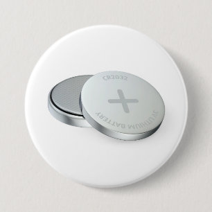 Zwei CR2032 Lithium-Knopfzellen Button