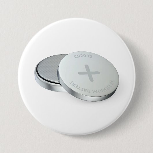 Zwei CR2032 Lithium-Knopfzellen Button (Vorderseite)
