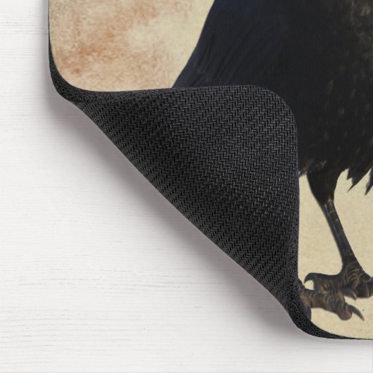 Zwei Crows Art Mousepad (Ecke)