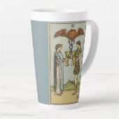 Zwei Cups Tarot Art Latte Cup Milchtasse (Rechte Ecke)