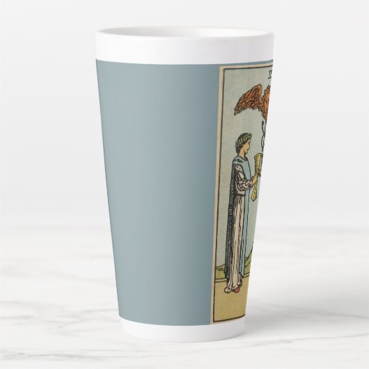 Zwei Cups Tarot Art Latte Cup Milchtasse (Vorderseite)