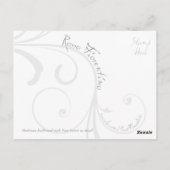 Zwei Curly-Haarbügel-Postkarte Postkarte (Rückseite)