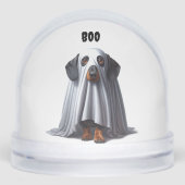 Zwei Dackeln Ghost Snow Globe Schneekugeln (Vorderseite)
