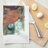 Zwei Dackeln in der Stadt Handtuch (Viertel Falte)