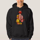 Zwei Dackeln umarmen Hoodie (Vorderseite)