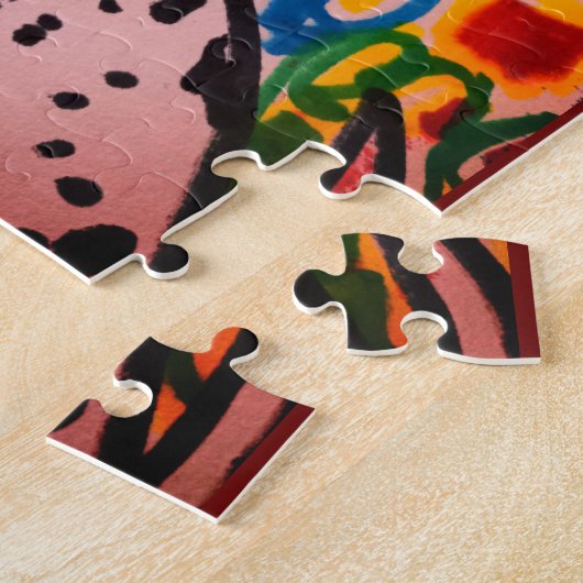 Zwei Dalmatiner lieben Kunst Puzzle (Seite)