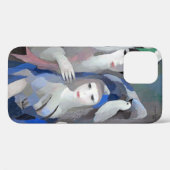 Zwei Dame und Dove, Marie Laurencin Case-Mate iPhone Hülle (Rückseite (Horizontal))