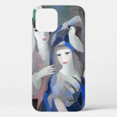 Zwei Dame und Dove, Marie Laurencin Case-Mate iPhone Hülle (Rückseite)