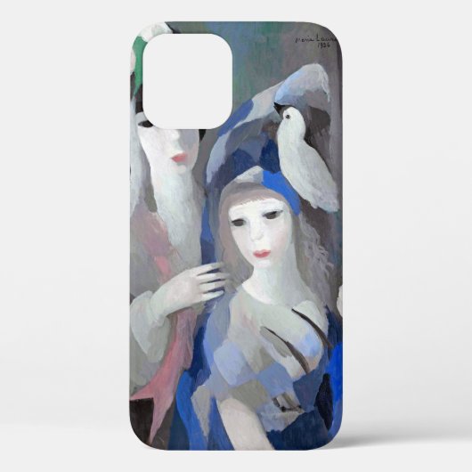 Zwei Dame und Dove, Marie Laurencin Case-Mate iPhone Hülle (Rückseite)