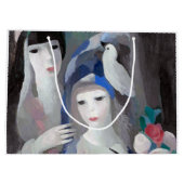 Zwei Dame und Dove, Marie Laurencin Große Geschenktüte (Rückseite)