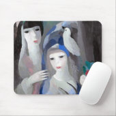 Zwei Dame und Dove, Marie Laurencin Mousepad (Mit Mouse)