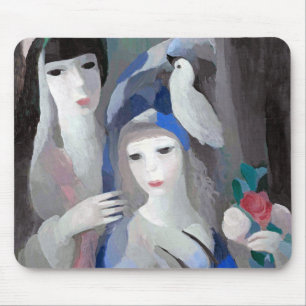 Zwei Dame und Dove, Marie Laurencin Mousepad