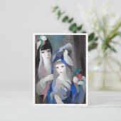 Zwei Dame und Dove, Marie Laurencin Postkarte (Stehend Vorderseite)