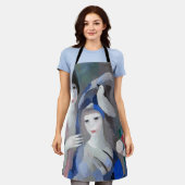 Zwei Dame und Dove, Marie Laurencin Schürze (Getragen)
