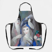 Zwei Dame und Dove, Marie Laurencin Schürze (Vorderseite)