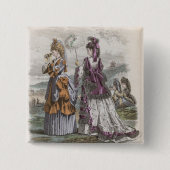 Zwei Damen Button (Vorderseite)