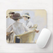 Zwei Damen durch das Wasser Mousepad (Mit Mouse)